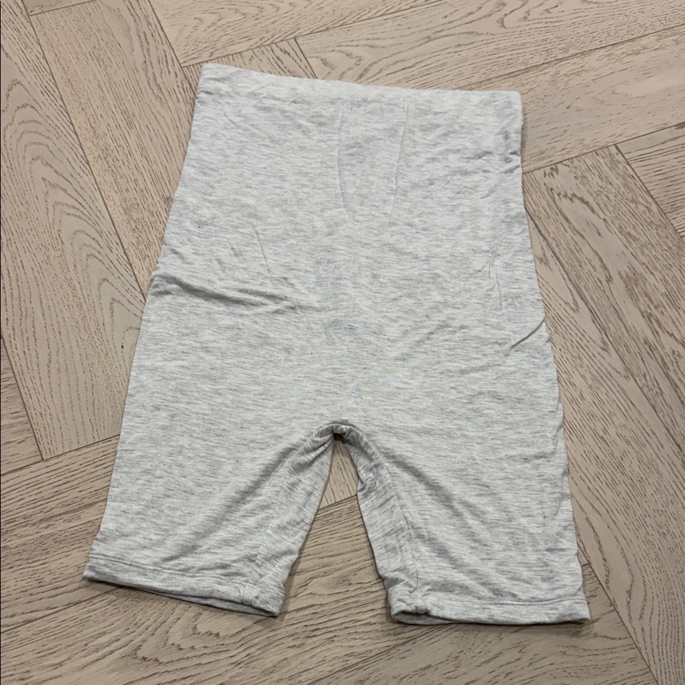 Bumpsuit Gray Maternity Bike Shorts Size Small